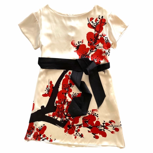 Jayson Brundson Silk Cherry Blossom Dress | US 8 NWT - Picture 6 of 14
